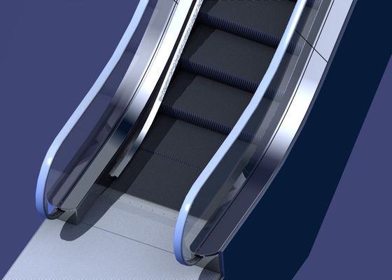 Width 600 Commercial Escalator 35 Degrees Escalator Glass Balustrade 30 Degrees