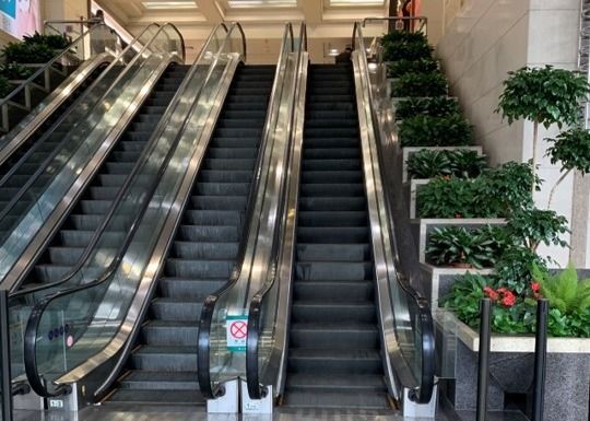 OEM VF Drive Shopping Mall Escalator Stainless Steel Indoor Electric Escalator