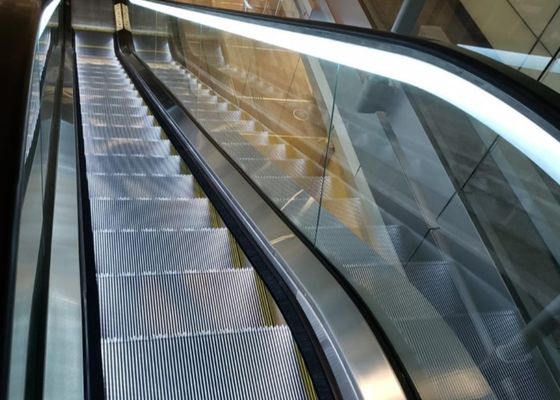 Width 1000 Moving Walk Escalator OEM Shopping Mall Escalator With Balustrade Ligting