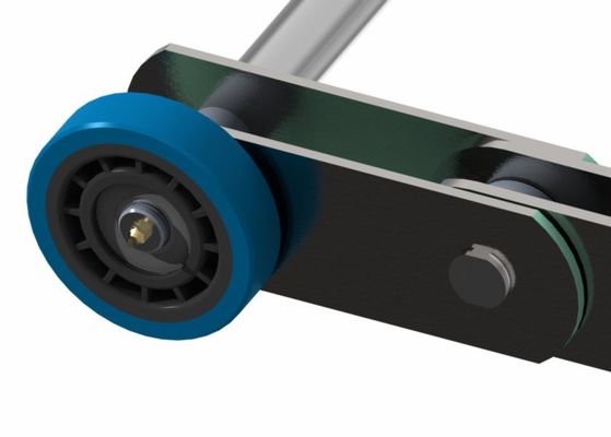 Escalator Spare part, pallet chain, Roller outside Link - pitch 135.46, solid axles