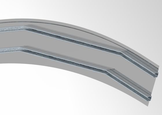 T 3 Escalator Balustrade Skirt Panel Upper Curve Escalator  Lower Curve